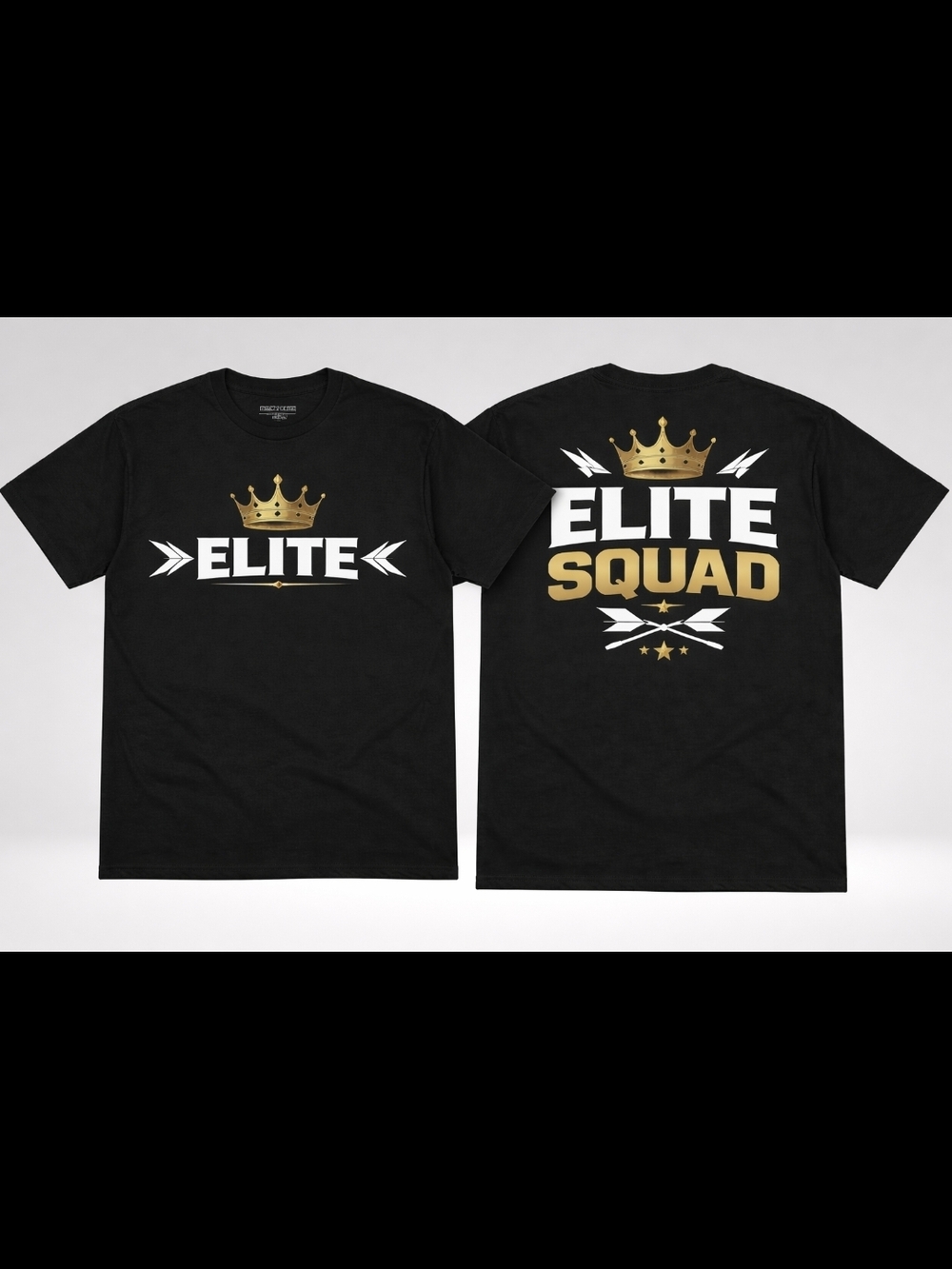 Elite Squad Graphic Short Sleeve Tee - Black